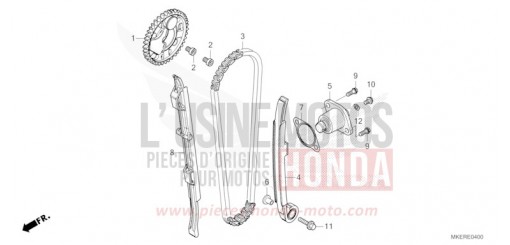 CHAINE A CAMES/TENDEUR CRF450RXR de 2024